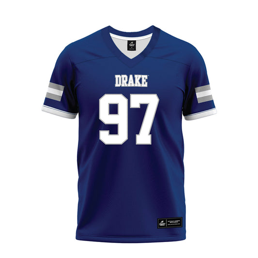 Drake - NCAA Football : Devyn Davis - Premium Football Jersey-0