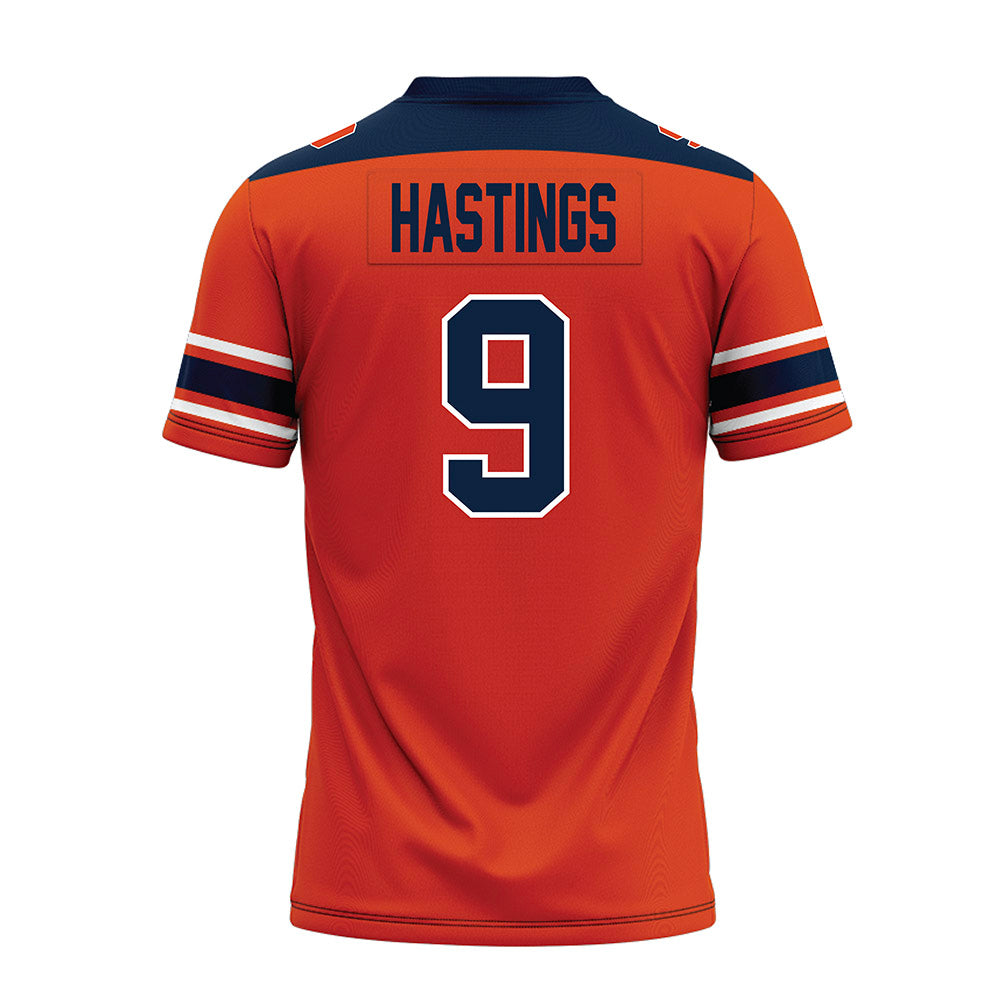 Syracuse - NCAA Football : Isaiah Hastings - Premium Football Jersey-1