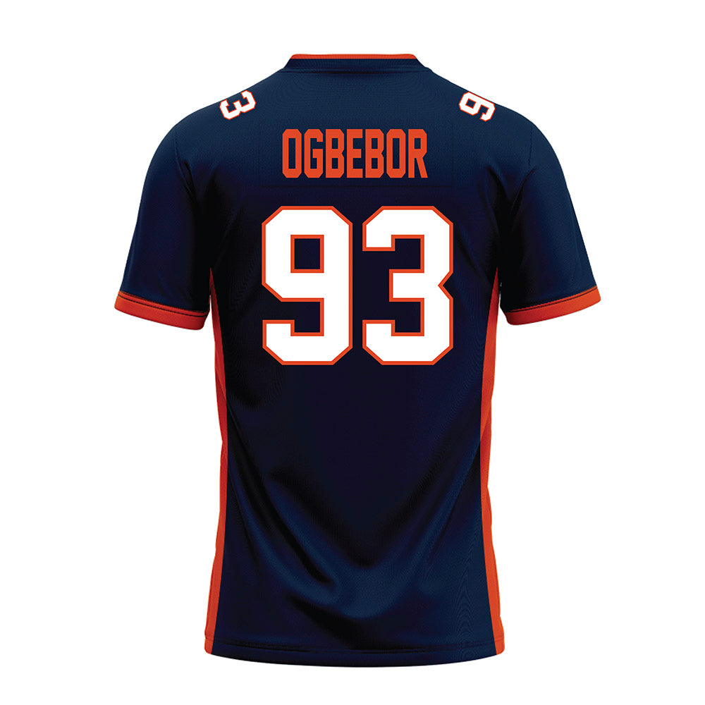 Syracuse - NCAA Football : Nissi Ogbebor - Premium Football Jersey-1