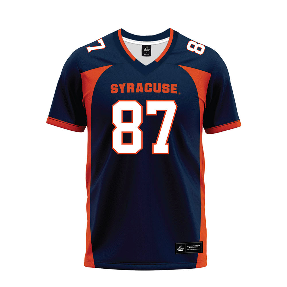Syracuse - NCAA Football : Wyatt Bowman - Premium Football Jersey-0