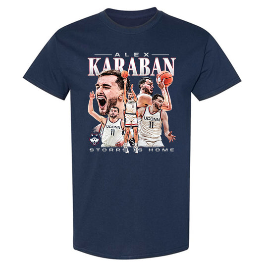 UConn - NCAA Men's Basketball : Alex Karaban - T-Shirt Player Collage