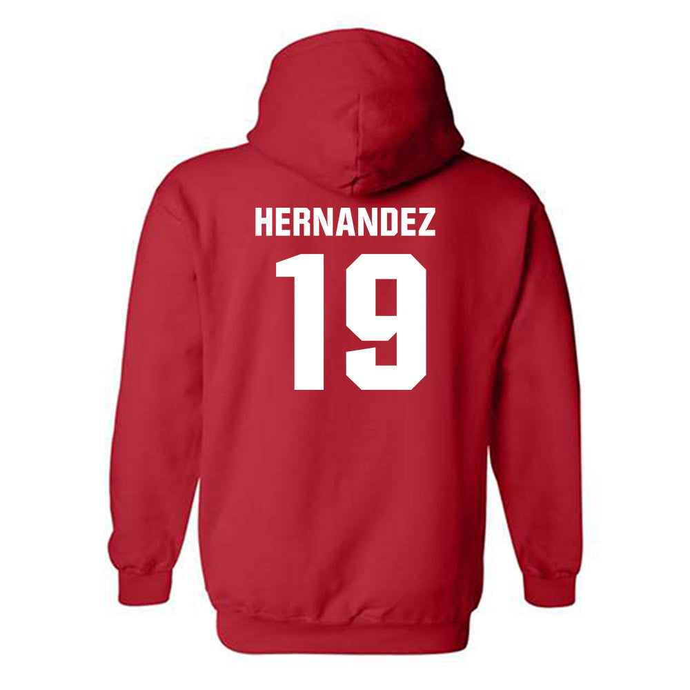 Tampa - NCAA Baseball : Oscar Hernandez - Classic Shersey Hooded Sweatshirt-1