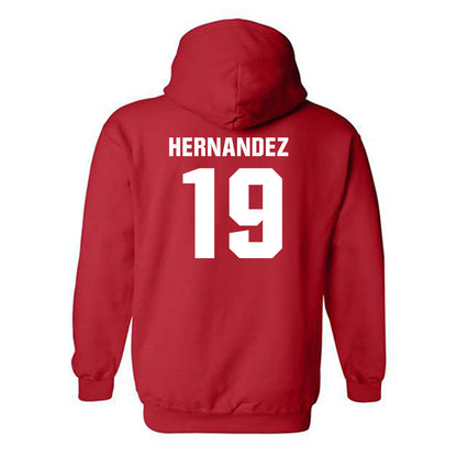 Tampa - NCAA Baseball : Oscar Hernandez - Classic Shersey Hooded Sweatshirt-1