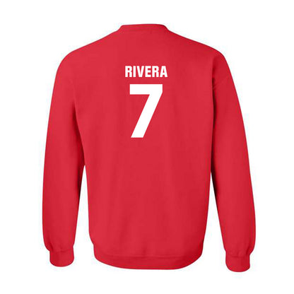 Tampa - NCAA Baseball : Hector Rivera - Classic Shersey Crewneck Sweatshirt-1