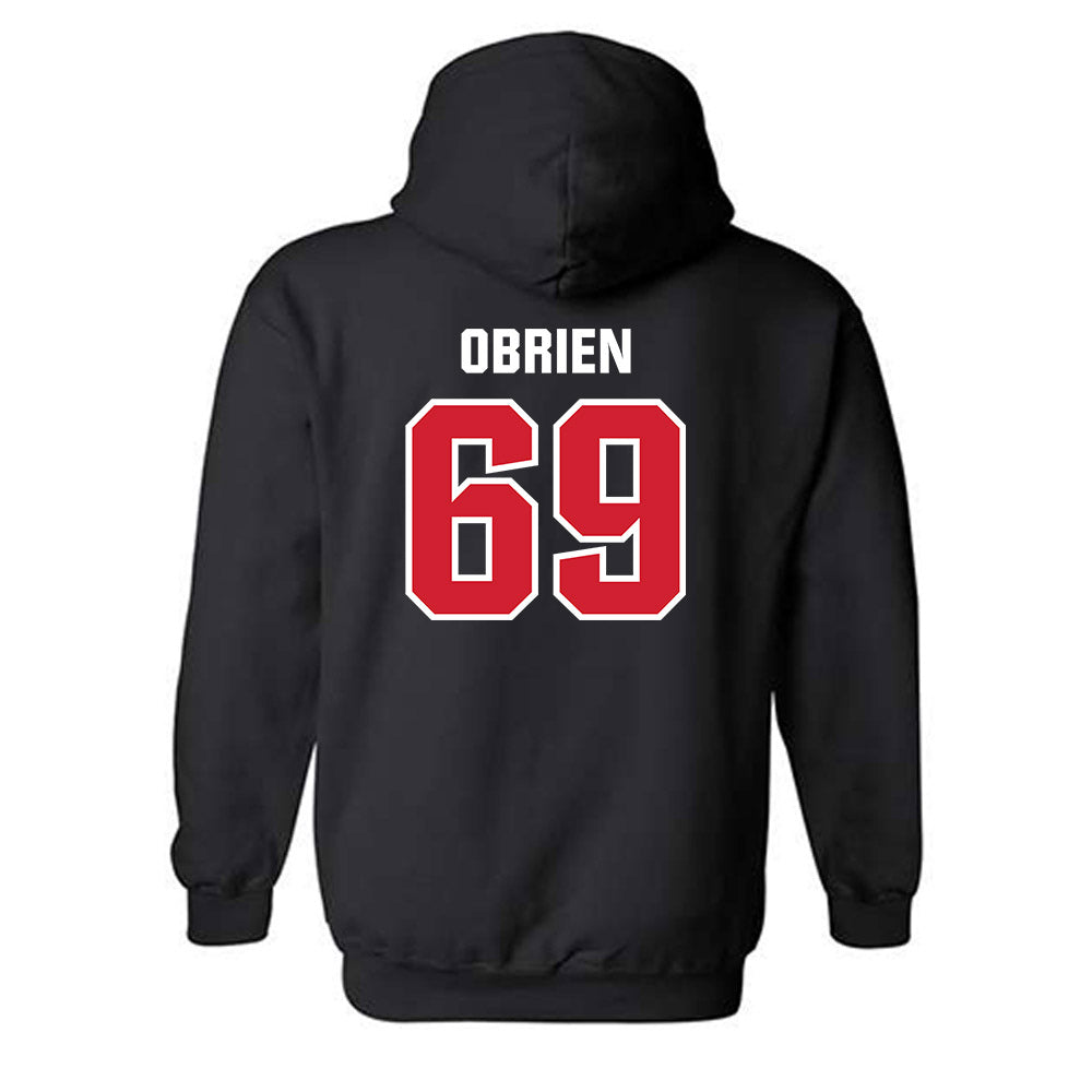 Tampa - NCAA Men's Lacrosse : Connor OBrien - Classic Shersey Hooded Sweatshirt-1