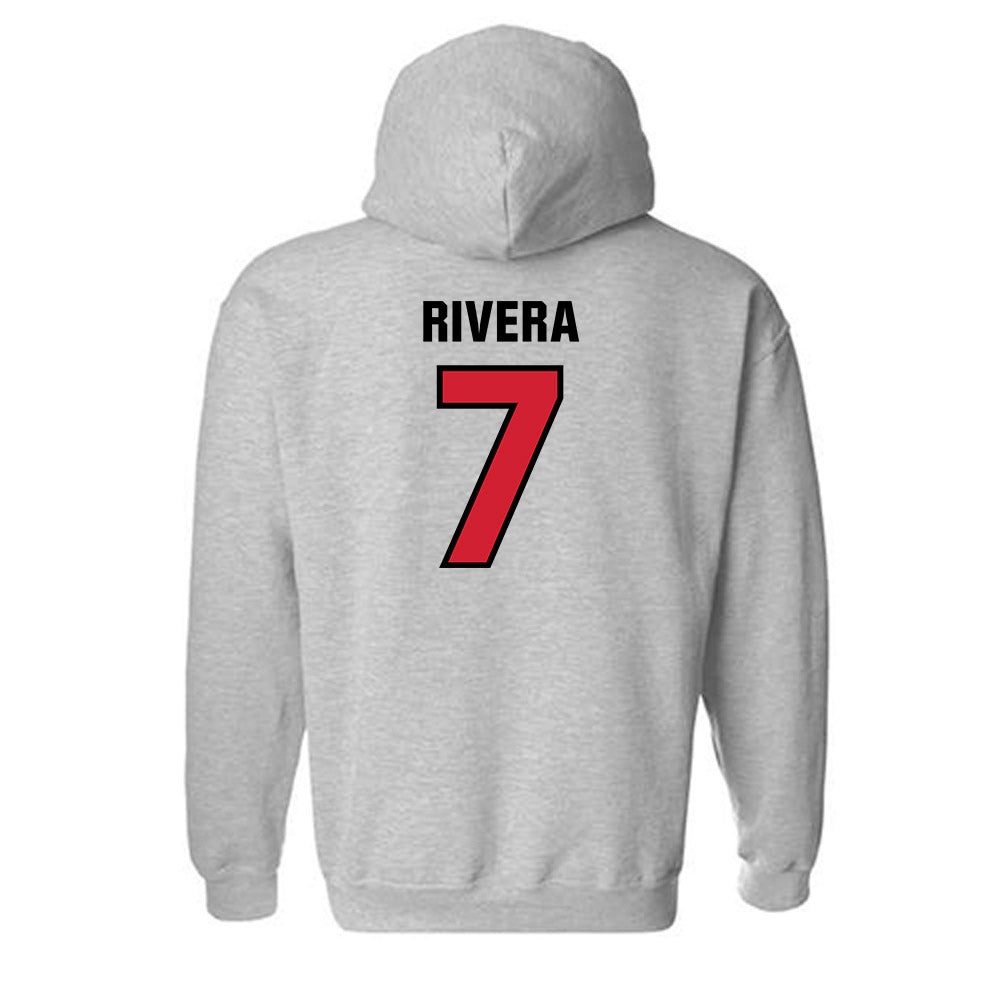 Tampa - NCAA Baseball : Hector Rivera - Classic Shersey Hooded Sweatshirt-1