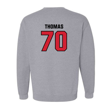 Tampa - NCAA Men's Lacrosse : Mp Thomas - Classic Shersey Crewneck Sweatshirt-1