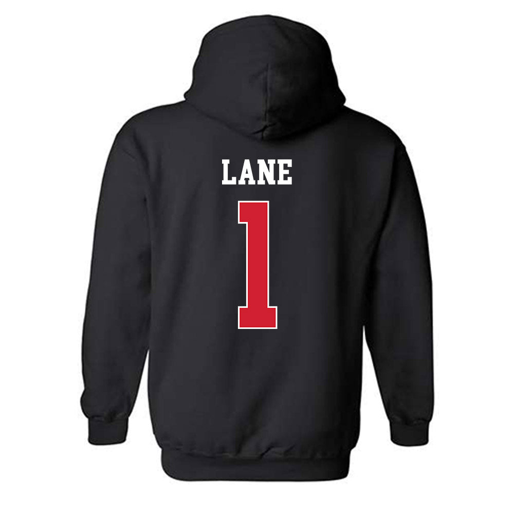 Tampa - NCAA Men's Basketball : Trey Lane - Classic Fashion Shersey Hooded Sweatshirt-1