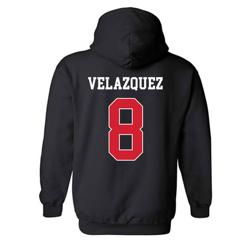 Tampa - NCAA Baseball : Josiah Velazquez - Classic Fashion Shersey Hooded Sweatshirt-1