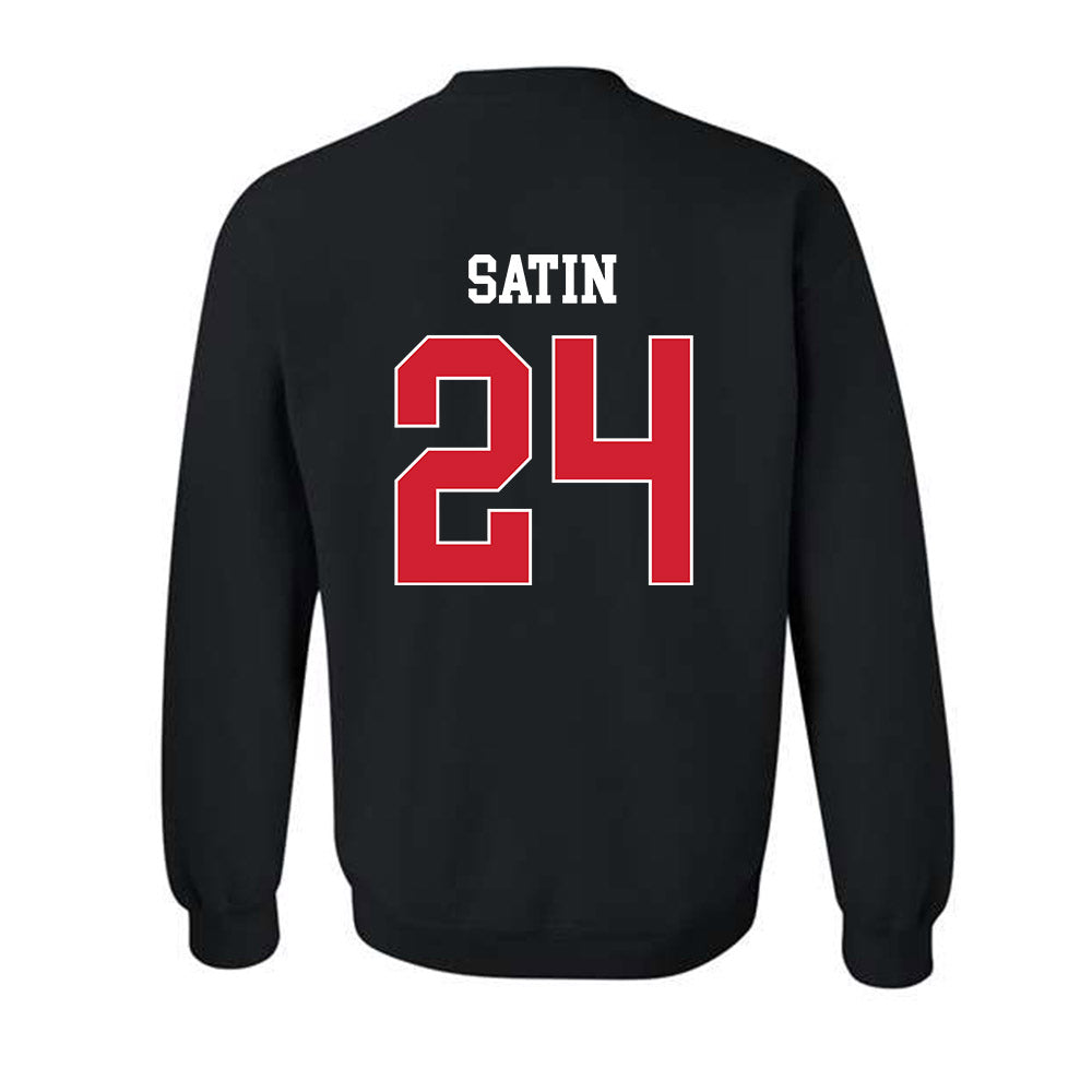 Tampa - NCAA Baseball : robert satin - Classic Fashion Shersey Crewneck Sweatshirt-1