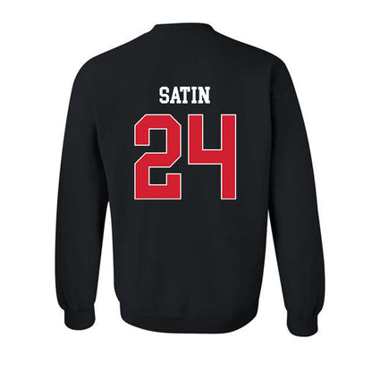 Tampa - NCAA Baseball : robert satin - Classic Fashion Shersey Crewneck Sweatshirt-1