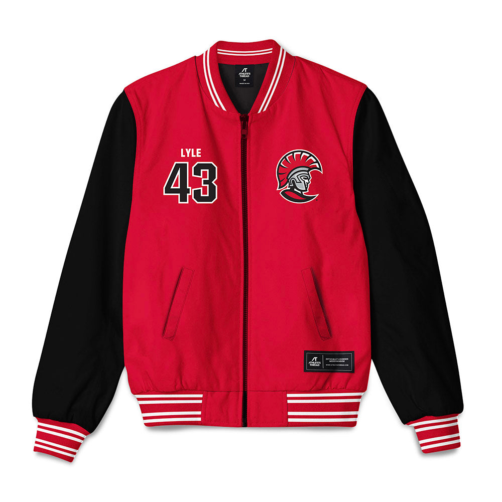 Tampa - NCAA Baseball : Corey Lyle - Bomber Jacket-0
