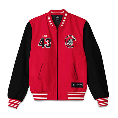 Tampa - NCAA Baseball : Corey Lyle - Bomber Jacket-0
