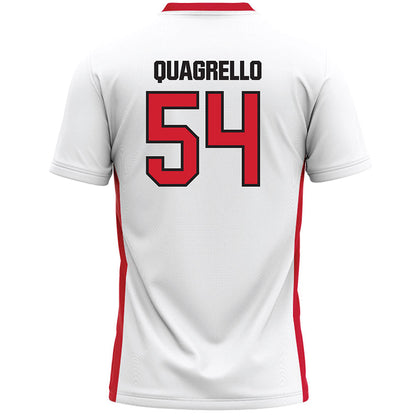 Tampa - NCAA Men's Lacrosse : Anthony Quagrello - White Lacrosse Jersey-1