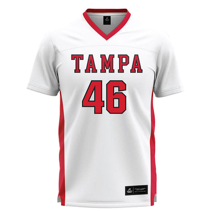 Tampa - NCAA Men's Lacrosse : Brady Goetz - White Lacrosse Jersey-0