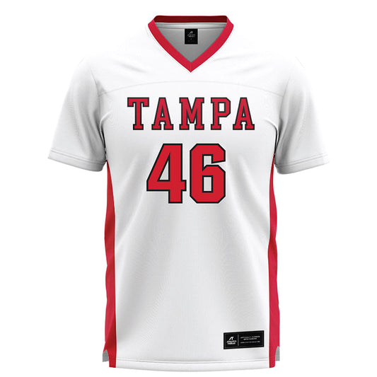 Tampa - NCAA Men's Lacrosse : Brady Goetz - White Lacrosse Jersey-0