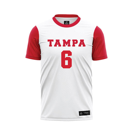 Tampa - NCAA Men's Soccer : Cherif Tammar - White Soccer Jersey-0