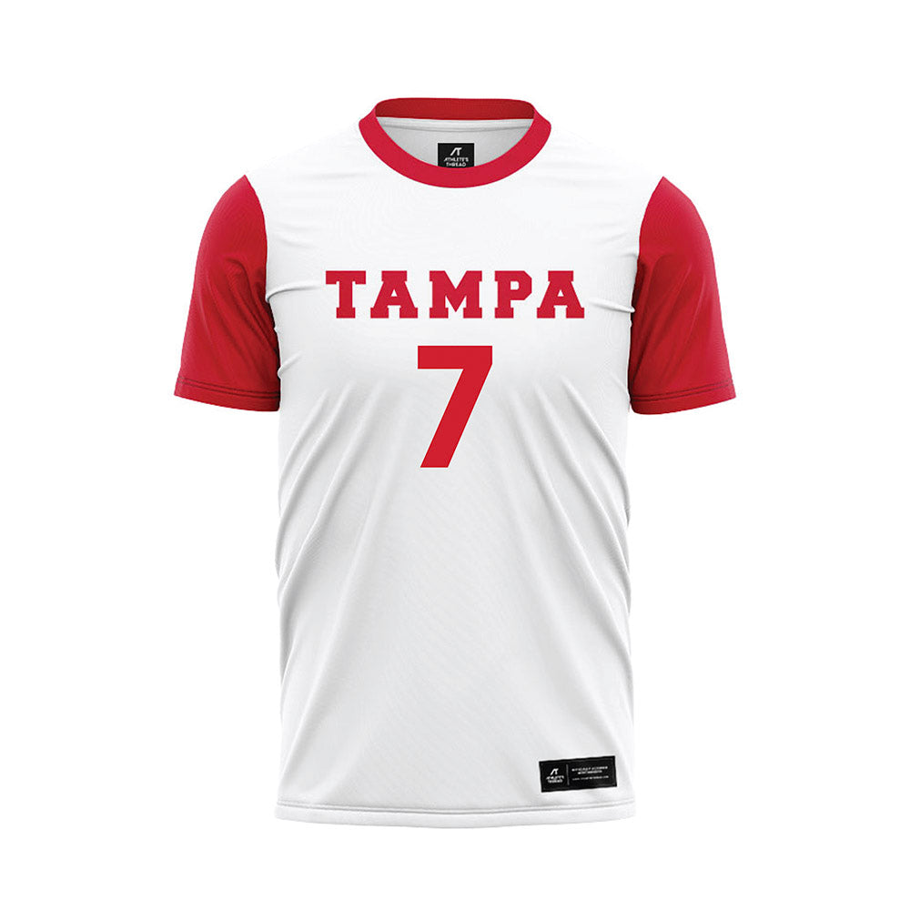 Tampa - NCAA Men's Soccer : Alexandre Badji - White Soccer Jersey-0