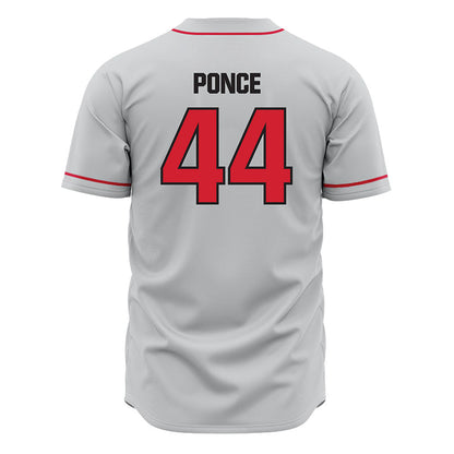 Tampa - NCAA Baseball : Jesse Ponce - Grey Jersey-1