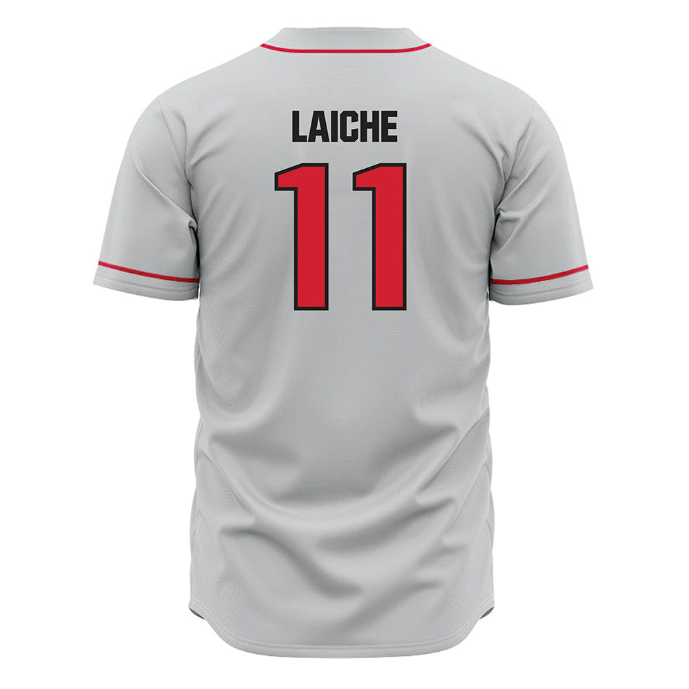 Tampa - NCAA Baseball : Alex Laiche - Grey Jersey-1