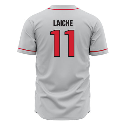 Tampa - NCAA Baseball : Alex Laiche - Grey Jersey-1