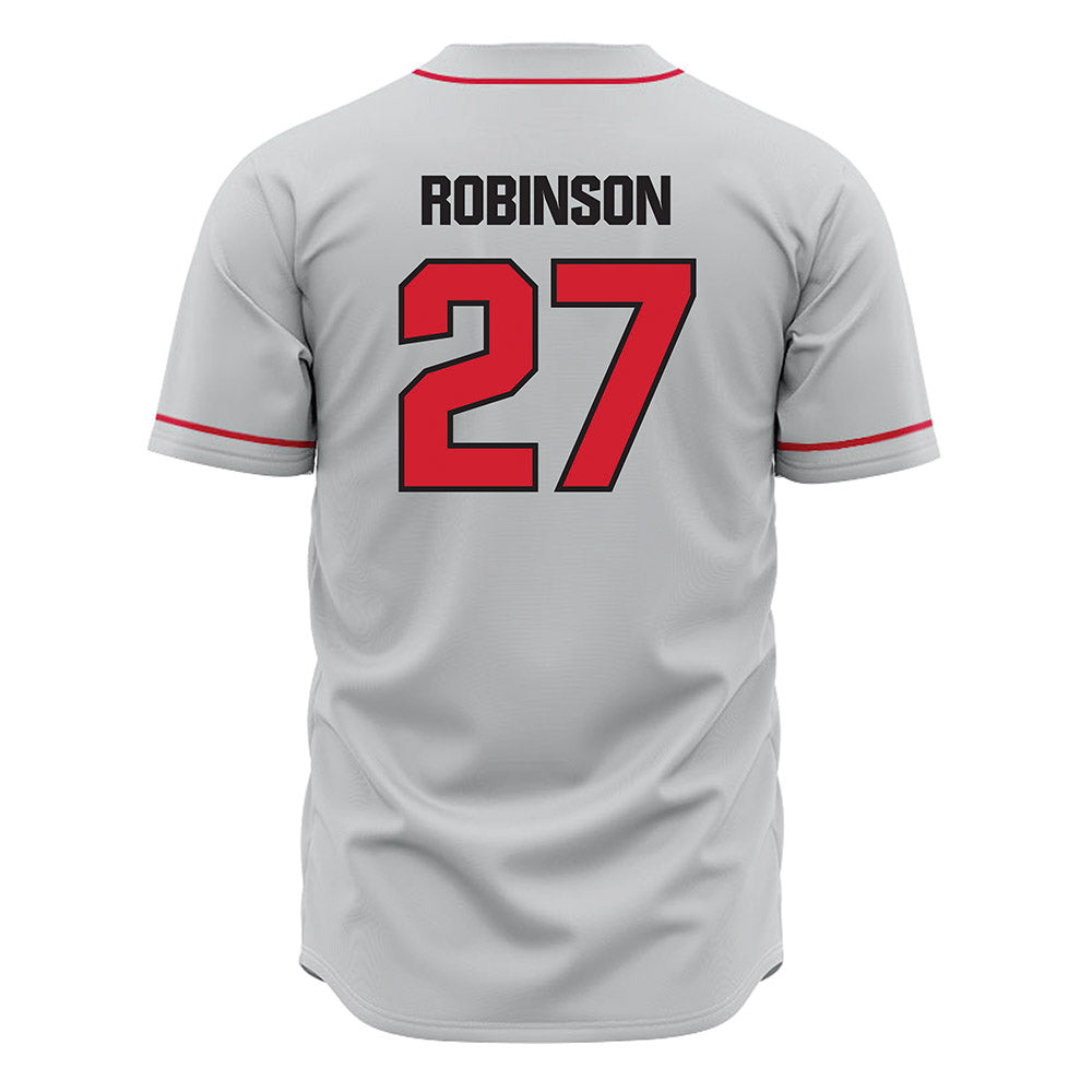 Tampa - NCAA Baseball : Kenneth Robinson - Grey Jersey-1