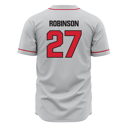 Tampa - NCAA Baseball : Kenneth Robinson - Grey Jersey-1