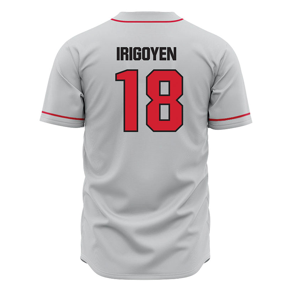 Tampa - NCAA Baseball : Jhoander Irigoyen - Grey Jersey-1