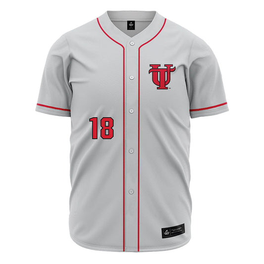 Tampa - NCAA Baseball : Jhoander Irigoyen - Grey Jersey-0