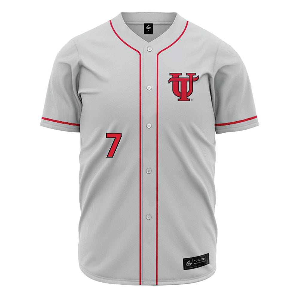 Tampa - NCAA Baseball : Hector Rivera - Grey Jersey-0