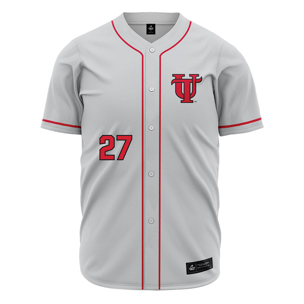 Tampa - NCAA Baseball : Kenneth Robinson - Grey Jersey-0