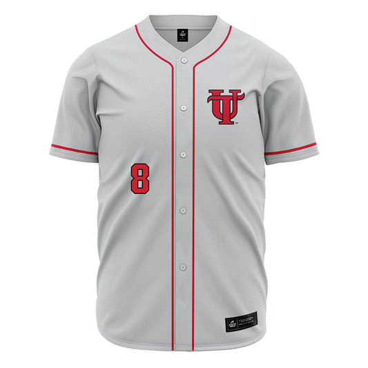 Tampa - NCAA Baseball : Josiah Velazquez - Grey Jersey-0