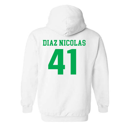 Marshall - NCAA Football : Jorge Diaz Nicolas - Classic Shersey Hooded Sweatshirt-1