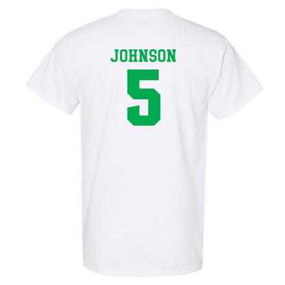 Marshall - NCAA Men's Basketball : DeMarco Johnson - Classic Shersey T-Shirt-1