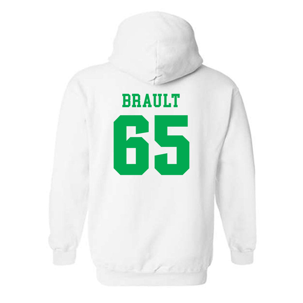 Marshall - NCAA Football : Parker Brault - Classic Shersey Hooded Sweatshirt-1