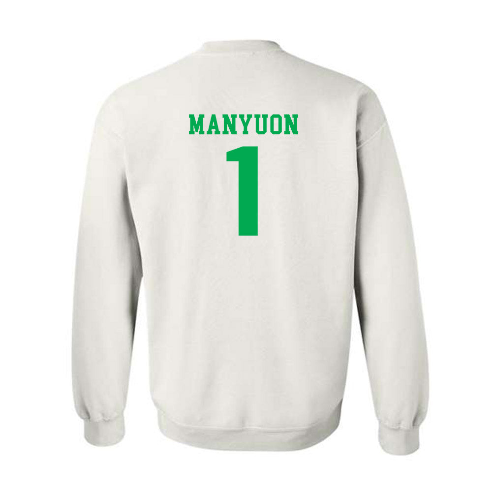 Marshall - NCAA Men's Basketball : Emmanuel Manyuon - Classic Shersey Crewneck Sweatshirt-1