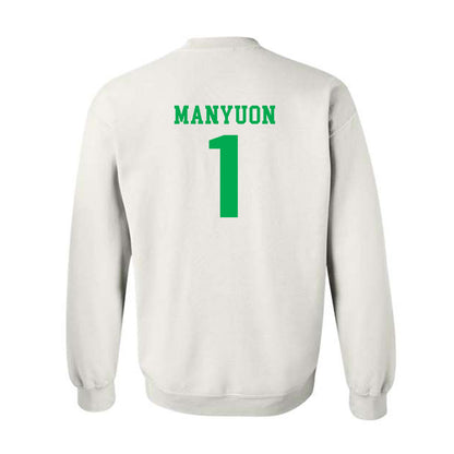 Marshall - NCAA Men's Basketball : Emmanuel Manyuon - Classic Shersey Crewneck Sweatshirt-1