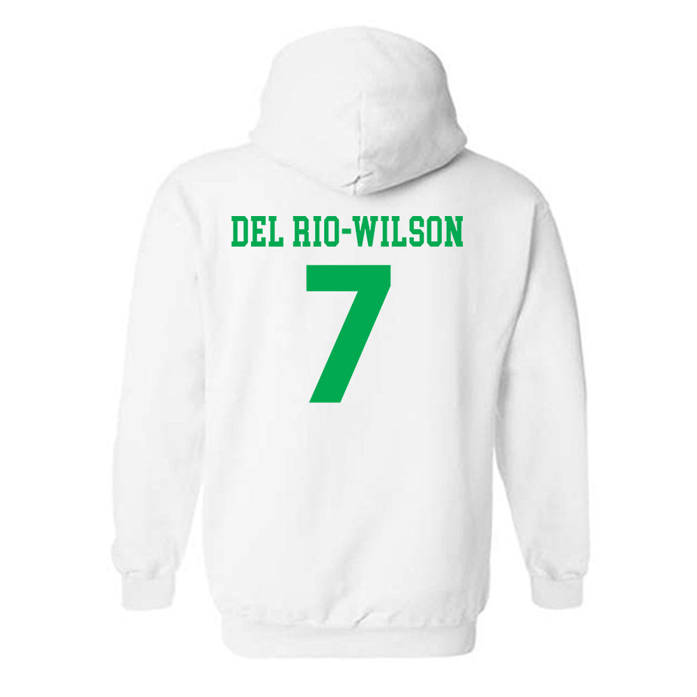 Marshall - NCAA Football : Carlos Del Rio-Wilson - Classic Shersey Hooded Sweatshirt-1