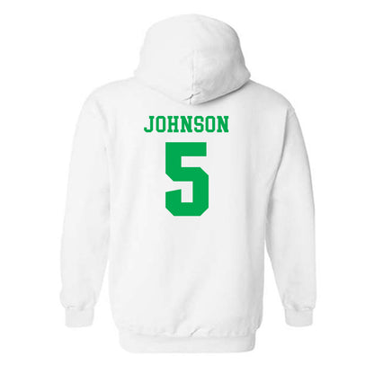 Marshall - NCAA Men's Basketball : DeMarco Johnson - Classic Shersey Hooded Sweatshirt-1