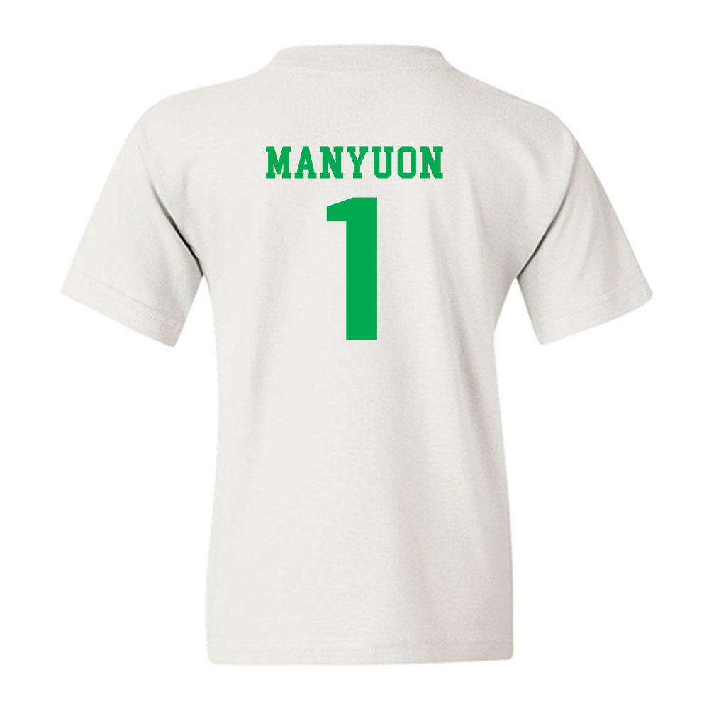 Marshall - NCAA Men's Basketball : Emmanuel Manyuon - Classic Shersey Youth T-Shirt-1