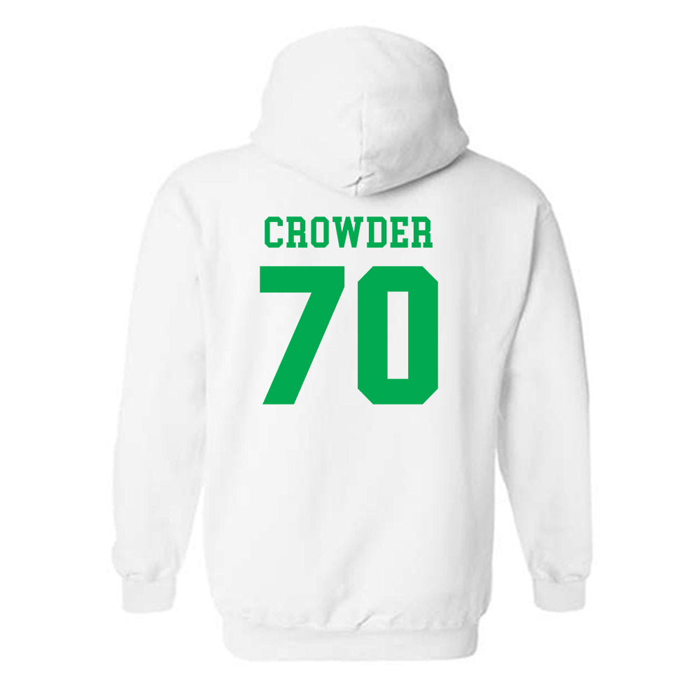Marshall - NCAA Football : Naquan Crowder - Classic Shersey Hooded Sweatshirt-1
