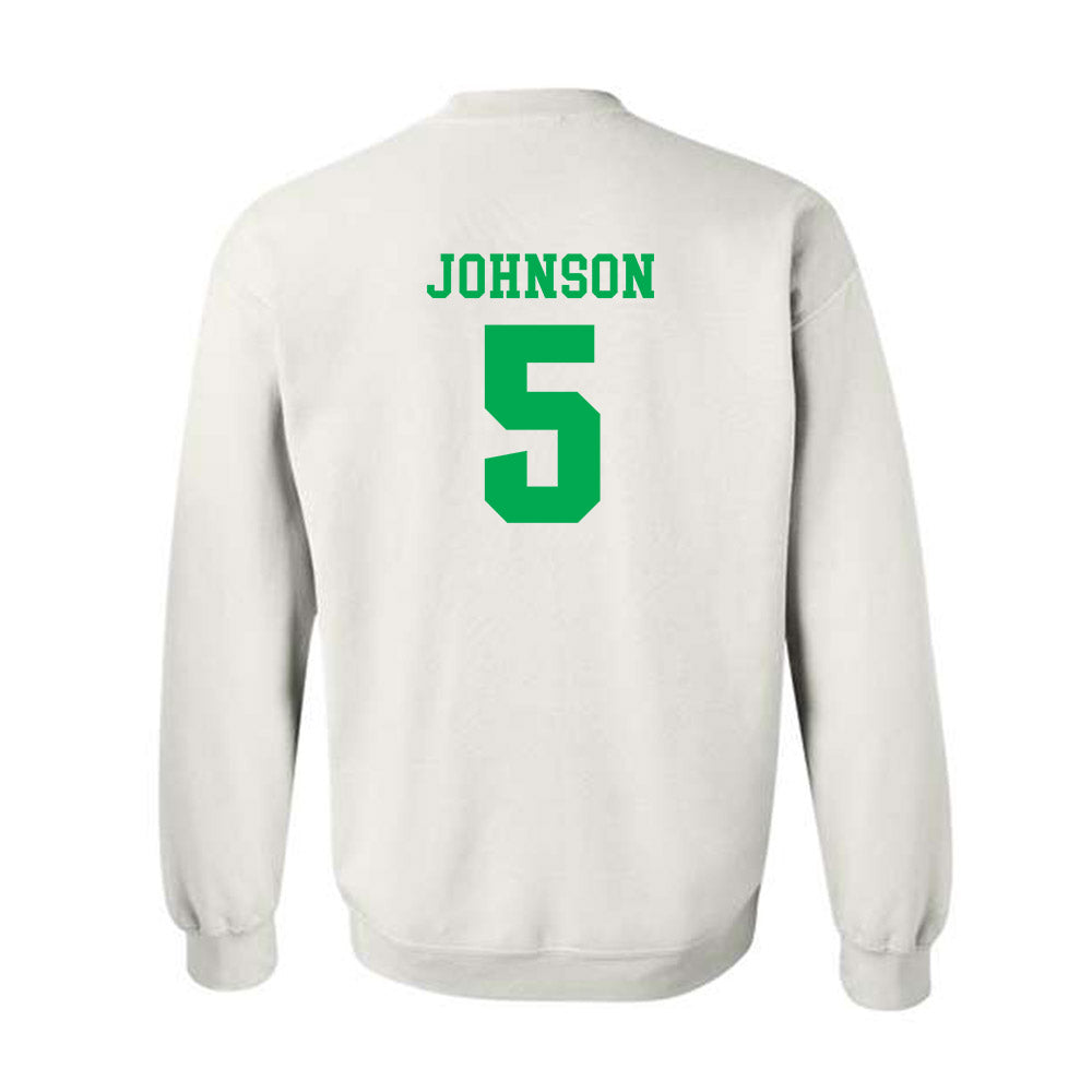 Marshall - NCAA Men's Basketball : DeMarco Johnson - Classic Shersey Crewneck Sweatshirt-1