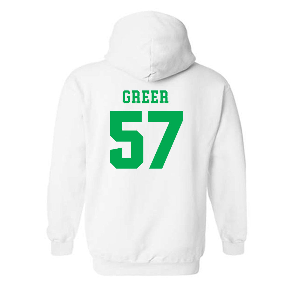 Marshall - NCAA Football : Logan Greer - Classic Shersey Hooded Sweatshirt-1