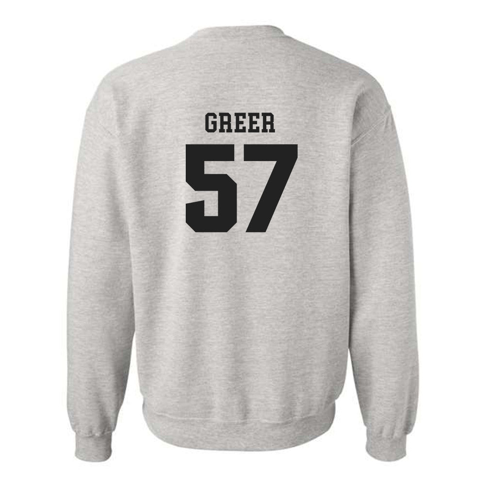 Marshall - NCAA Football : Logan Greer - Classic Shersey Crewneck Sweatshirt-1