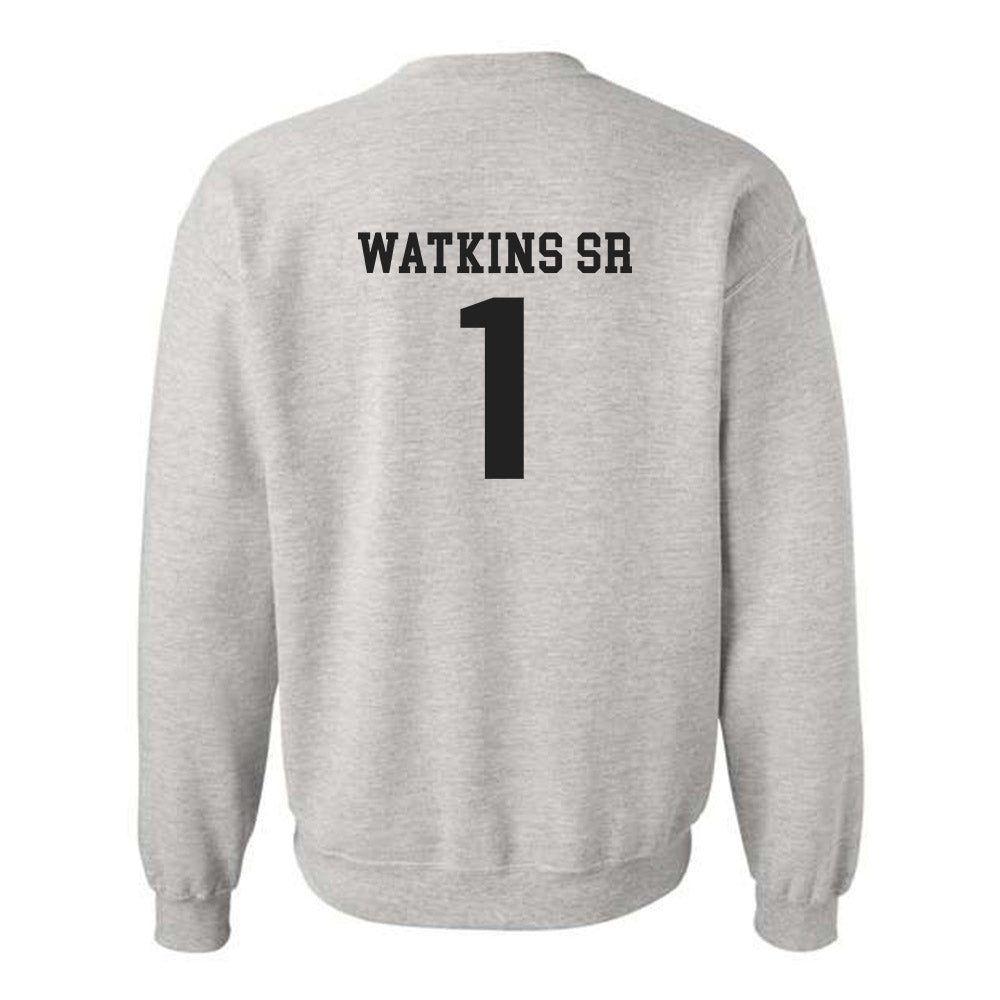 Marshall - NCAA Football : Jerlaius Watkins Sr - Classic Shersey Crewneck Sweatshirt-1
