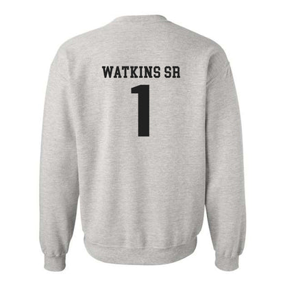 Marshall - NCAA Football : Jerlaius Watkins Sr - Classic Shersey Crewneck Sweatshirt-1
