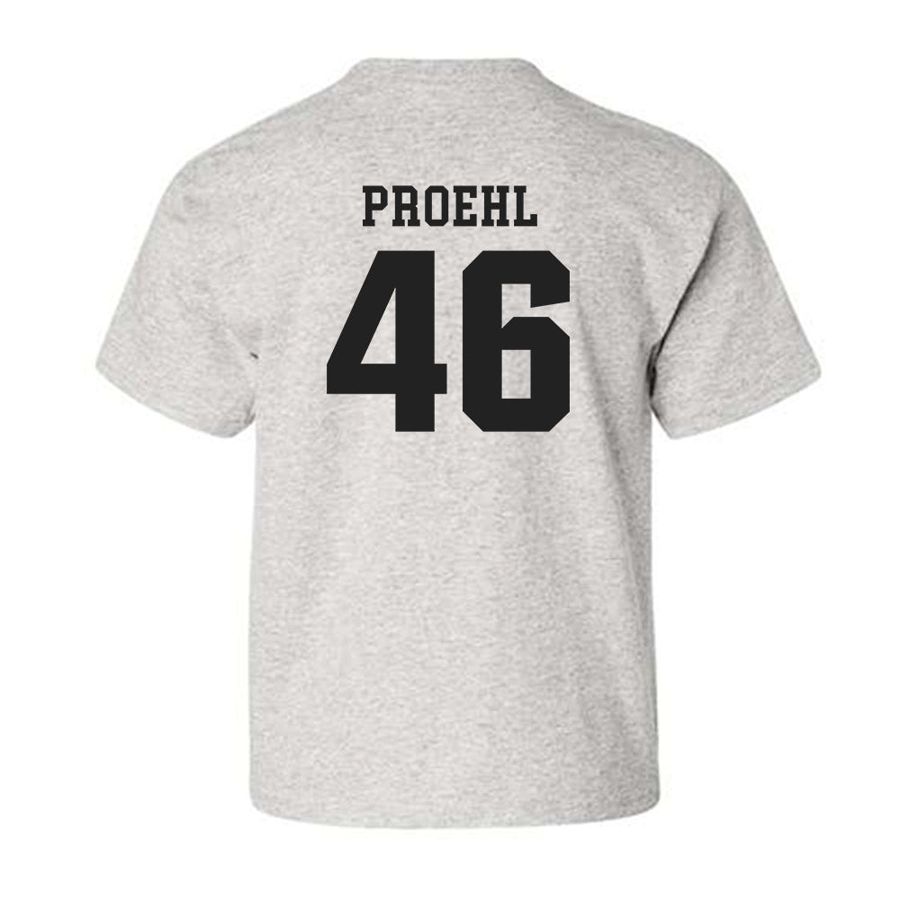 Marshall - NCAA Baseball : Luke Proehl - Classic Shersey Youth T-Shirt-1