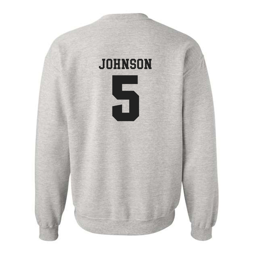 Marshall - NCAA Men's Basketball : DeMarco Johnson - Classic Shersey Crewneck Sweatshirt-1
