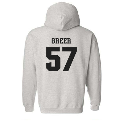 Marshall - NCAA Football : Logan Greer - Classic Shersey Hooded Sweatshirt-1