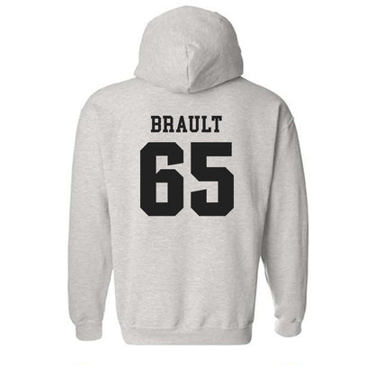 Marshall - NCAA Football : Parker Brault - Classic Shersey Hooded Sweatshirt-1